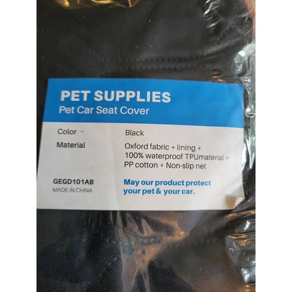 NEW Luxury Car Seat Cover For Pets Waterproof 54